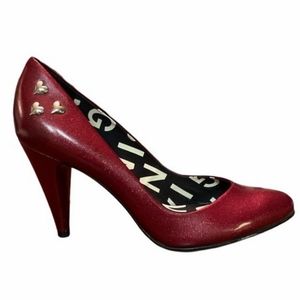 ⚘️ Gianni Bini Cute Red Pumps with Hearts